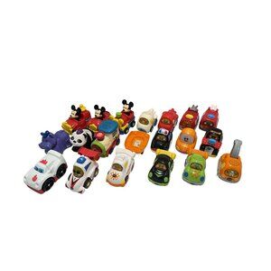 Vtech Go Go Smart Wheels Vehicles 20 Race Cars Panda Hippo Mickey Train Police